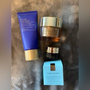Estēe Lauder 3 products 48ml in total: cleanse, facial moisturize, eye recovery